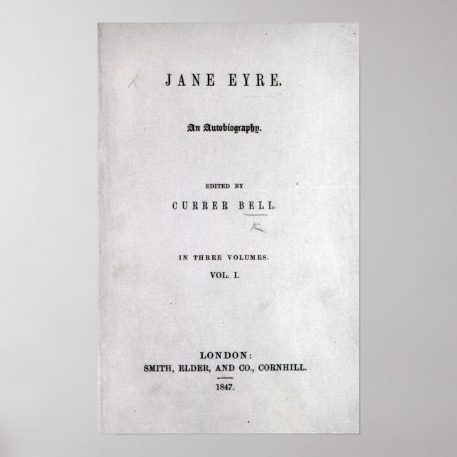 Poster Jane Eyre' (Frente)