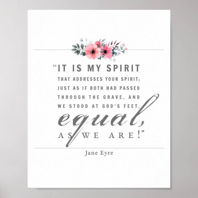 Poster Jane Eyre - Como Estamos - Branca (Frente)