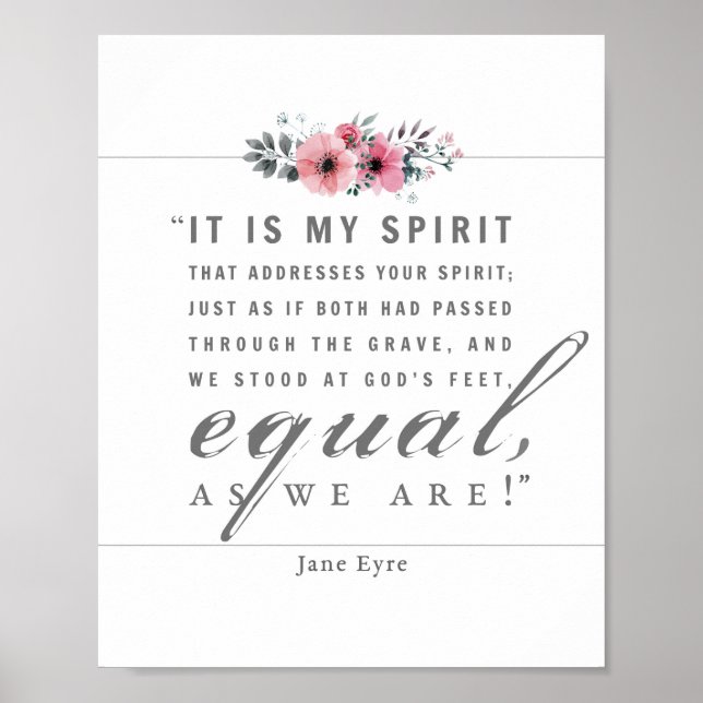 Poster Jane Eyre - Como Estamos - Branca (Frente)