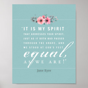 Poster Jane Eyre - Como Estamos - Teal