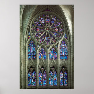 Poster Janela Catedral rosa