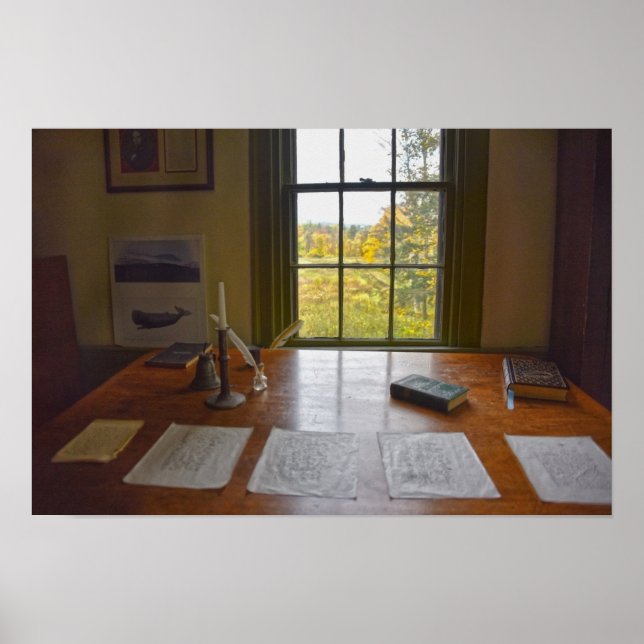 Poster Janela de Herman Melville, Massachusetts (Frente)