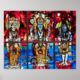 Pôster Janela de vidro do Trinity Stainity