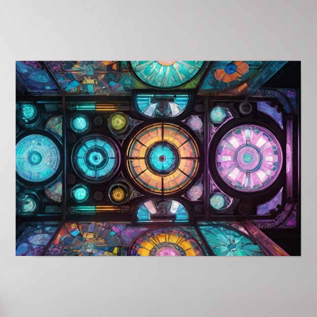 Poster Janela De Vidro Estreitado (Frente)