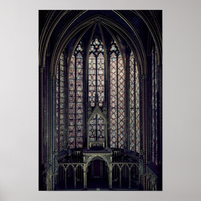 Poster Janela de vidro manchado (Frente)