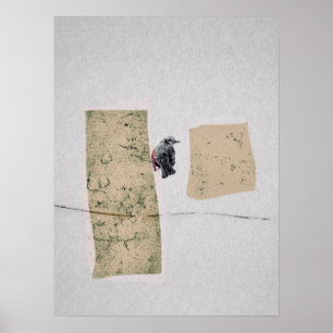 Poster Janela do pássaro da porta