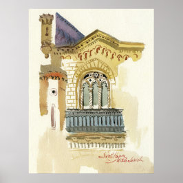 Poster Janela do Teatro Filarmônico de Odesa