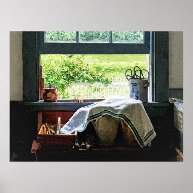 Pôster Janela Exibir a partir da cozinha (Frente)