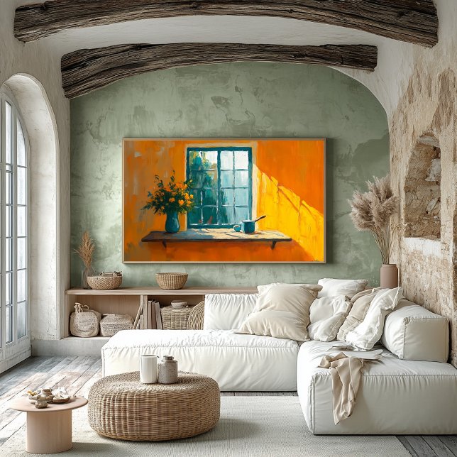 Poster Janela Fauvist com Vida Estática Sunlit - Personal (Criador carregado)