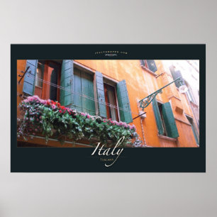 Poster Janela Floral