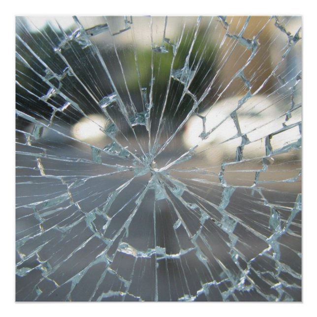 Pôster janela quebrada (Frente)