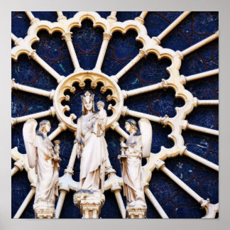 Pôster Janela Rosa de Notre Dame