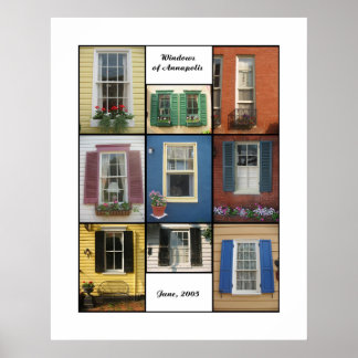 Pôster janelas de annapolis