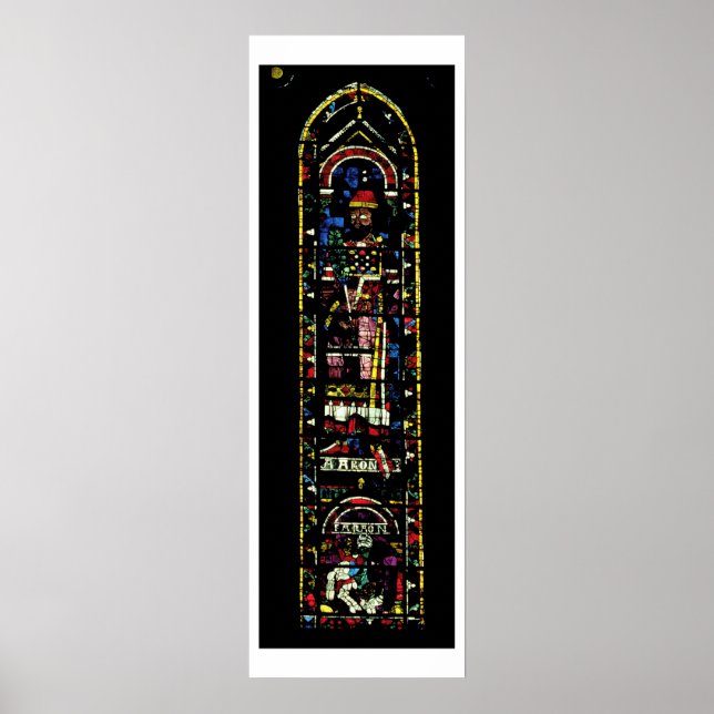 Pôster Janelas de trânsito norte; rosa representa a Testa (Frente)