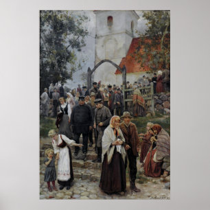 Poster Janis Rozentals Após a Igreja