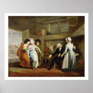 Poster "Jantando nos Hayfields" (surpreendidos pelo Sr.