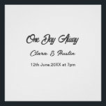 Pôster Jantar de ensaio Um dia à noite antes do nome da<br><div class="desc">desenho</div>