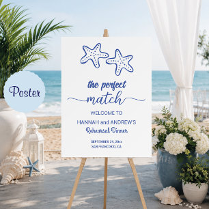 Poster Jantar de Ensaios da Estrela do Casamento Perfeito