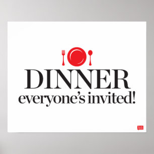 Poster Jantar todos convidados