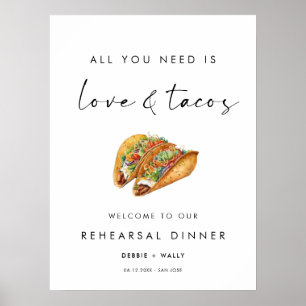 Poster Janto de ensaio "Amor e Tacos" Boas-vindas
