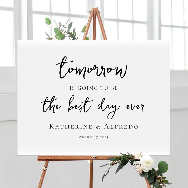 Poster Janto de ensaio com caligrafia elegante bem-vindo (Criador carregado)