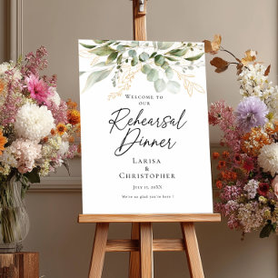 Poster Janto de ensaio verde elegante bem-vindo