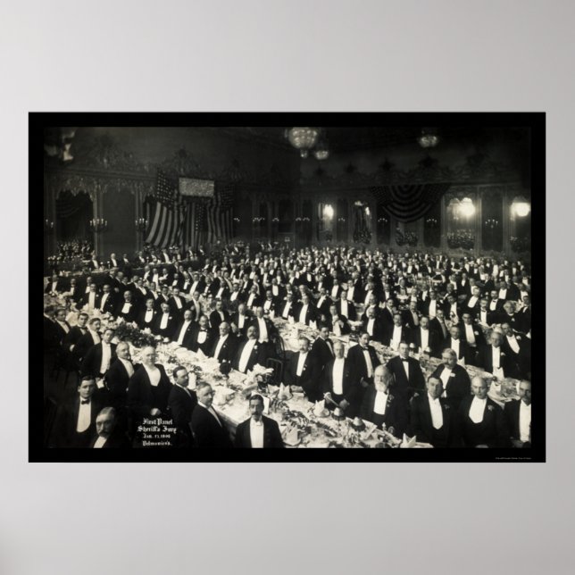 Pôster Janto do xerife Jury Delmonico Foto 1906 (Frente)