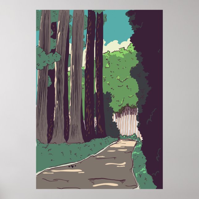 Poster Japanese Forest (Frente)
