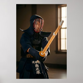 Poster Japanese Kendo