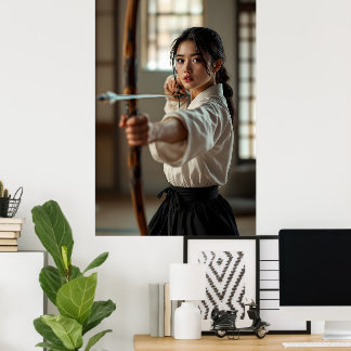 Poster Japanese Kyudo The Way Of The Bow