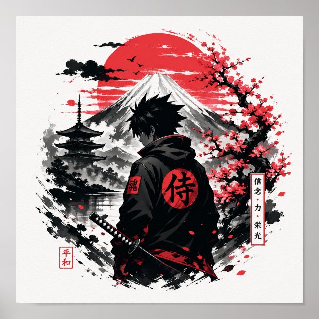 Poster Japão Anime (Frente)