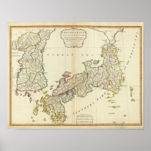 Poster Japão, Coreia