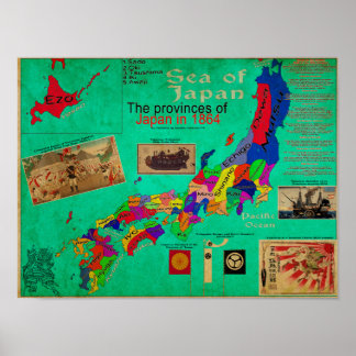 Poster Japão em 1864