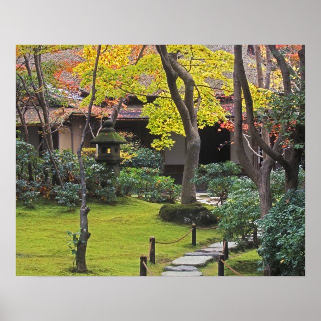 Pôster Japão, Kyoto, Arashiyama, Okochi Sanso (Frente)