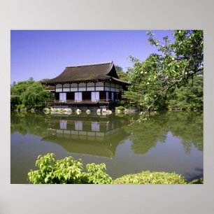 Pôster Japão, Kyoto, Jardim Japonês do Santuário Heian