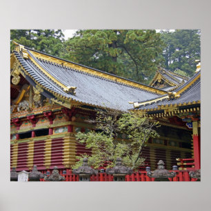 Pôster Japão, Nikko. Santuário Toshogu e mausoléu em 2