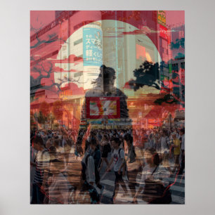 Poster Japão passado e presente.