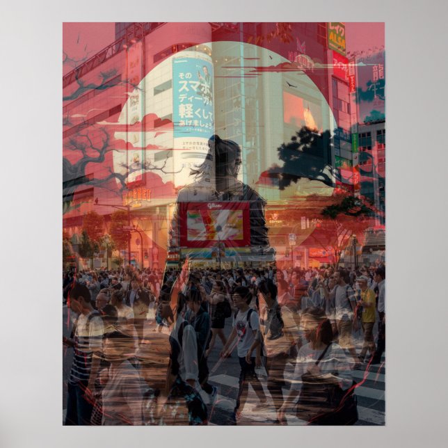 Poster Japão passado e presente. (Frente)
