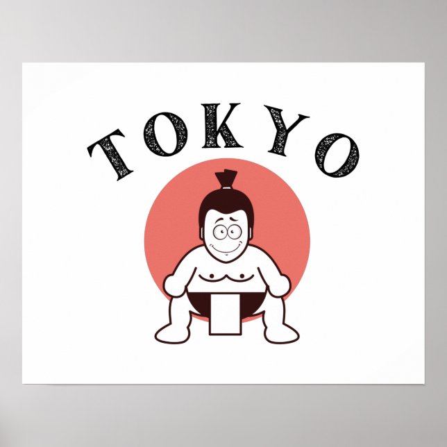 Poster Japão Sumo Tóquio - Filho do Sol (Frente)