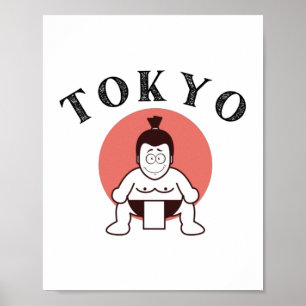 Poster Japão Sumo Tóquio - Filho do Sol