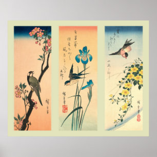 Poster Japonês Woodblock