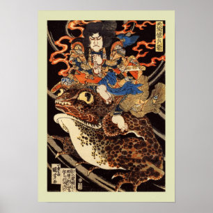 Pôster Japonês Woodblock