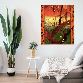 Pôster Japonismo: Flor de Plum Tree por Vincent van Gogh