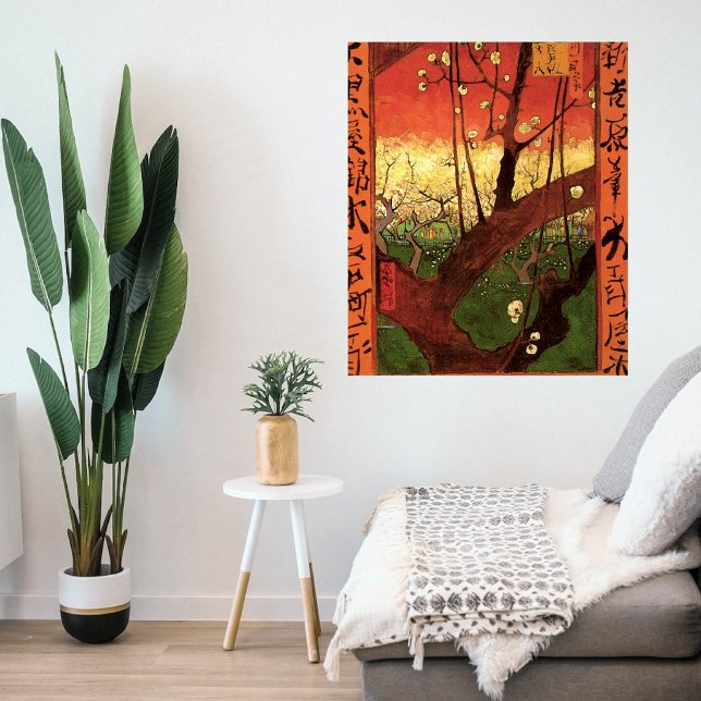 Pôster Japonismo: Flor de Plum Tree por Vincent van Gogh (Criador carregado)