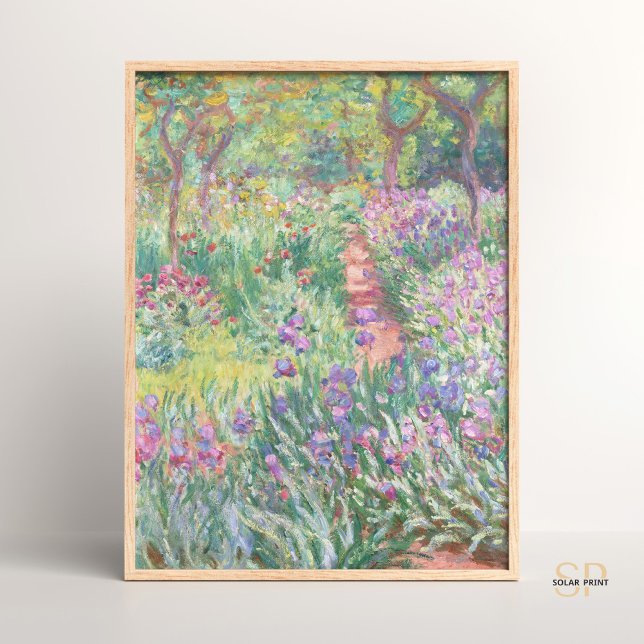 Poster Jardim Artista de Giverny 1900 Claude Monet Famous (Criador carregado)