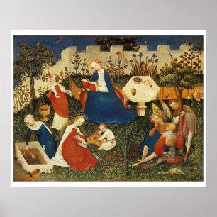 Poster Jardim da Arte Medieval do Éden