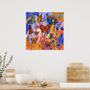 Poster Jardim da Borboleta
