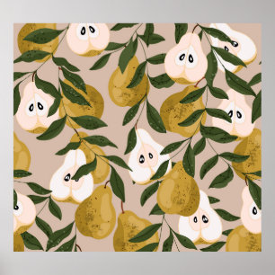 Poster Jardim da Flor: Florais Pequenos Cute