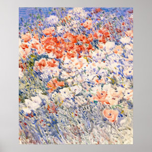 Poster Jardim da Ilha - Infância Hassam - Impressionismo
