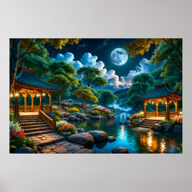 Poster Jardim da Noite Quieta (Frente)